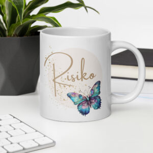 Risiko Tasse Schmetterling